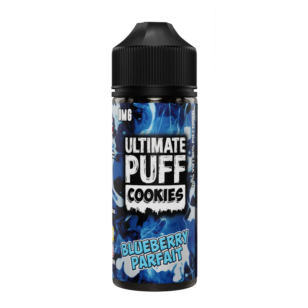 Ultimate Puff Cookies - Blueberry Parfait 100ml Shortfill E Liquid
