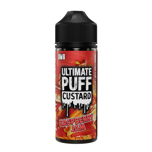 Ultimate Puff Custard - Raspberry Jam 100ml Shortfill E-Liquid