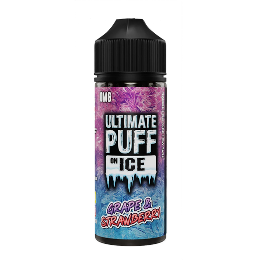 Ultimate Puff On Ice - Grape & Strawberry 100ml Shortfill E-Liquid