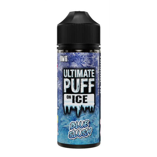 Ultimate Puff On Ice - Blue Slush 100ml Shortfill E-Liquid - Shop Vapour
