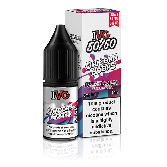 Unicorn Hoops 10ml E-Liquid by IVG 50/50 - Shop Vapour