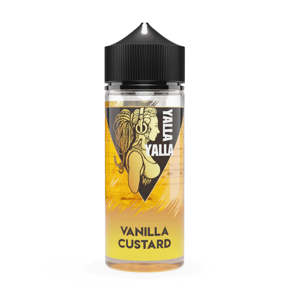 Vanilla Custard Shortfill E-Liquid by Yalla Yalla - Shop Vapour