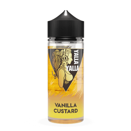 Vanilla Custard Shortfill E-Liquid by Yalla Yalla - Shop Vapour