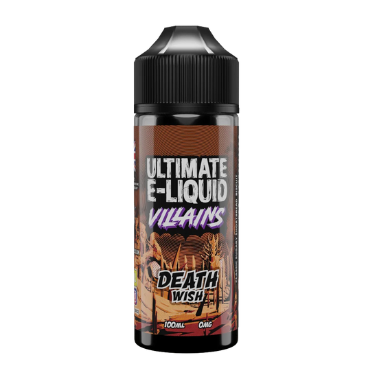 Villains Death Wish 100ml Shortfill E-liquid by Ultimate Juice - Shop Vapour