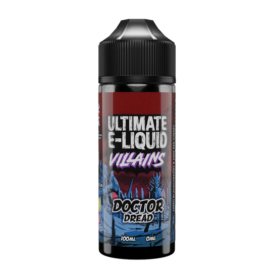 Villains Doctor Dread 100ml Shortfill E-liquid by Ultimate Juice - Shop Vapour