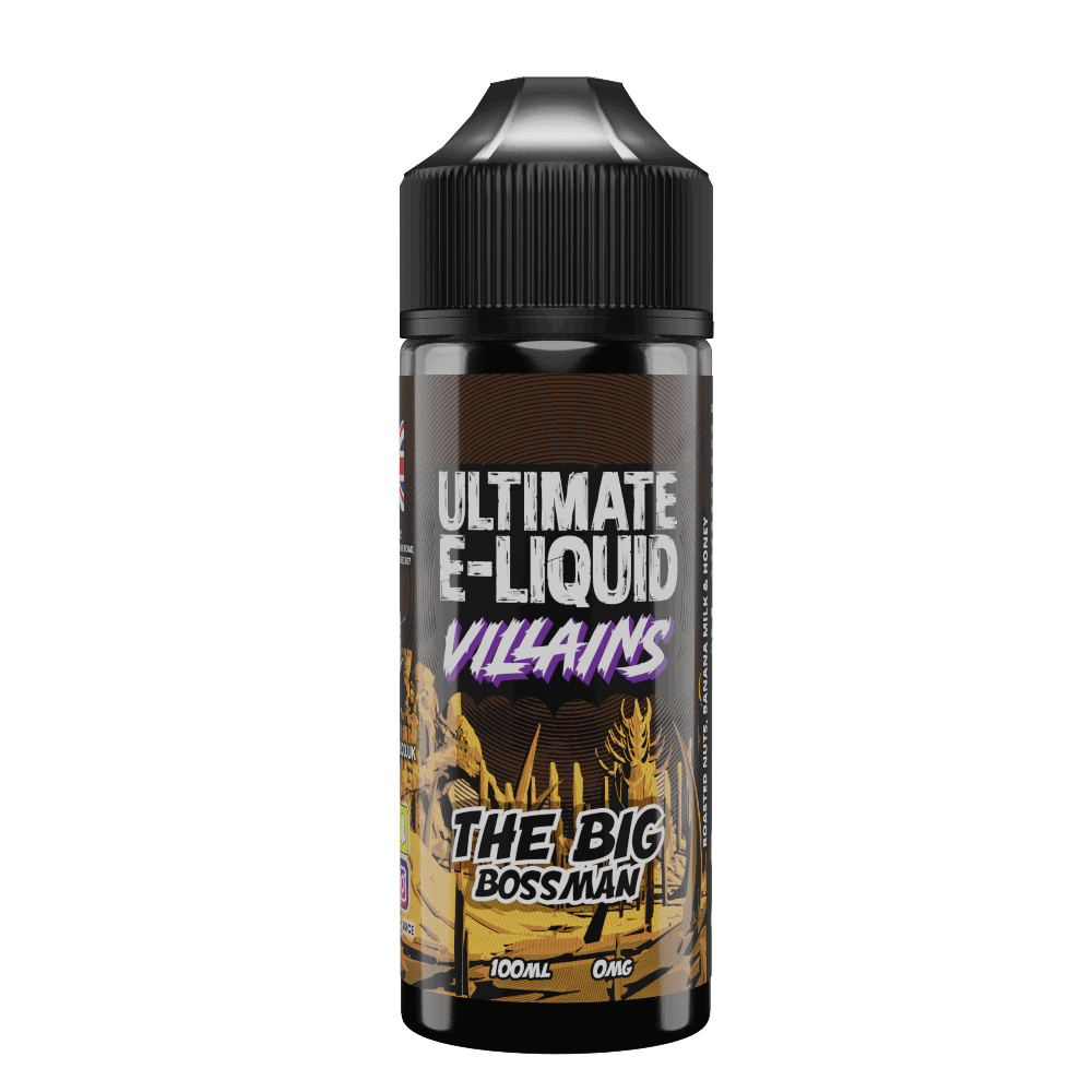 Villains The Big Bossman 100ml Shortfill E-liquid by Ultimate Juice - Shop Vapour