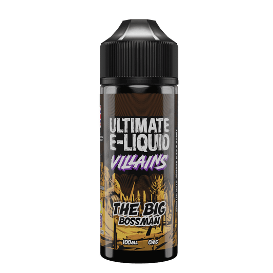 Villains The Big Bossman 100ml Shortfill E-liquid by Ultimate Juice - Shop Vapour