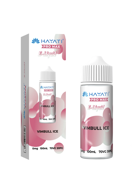 Vimbull Ice Hayati Pro Max 100ml Shortfill E-Liquid - Shop Vapour