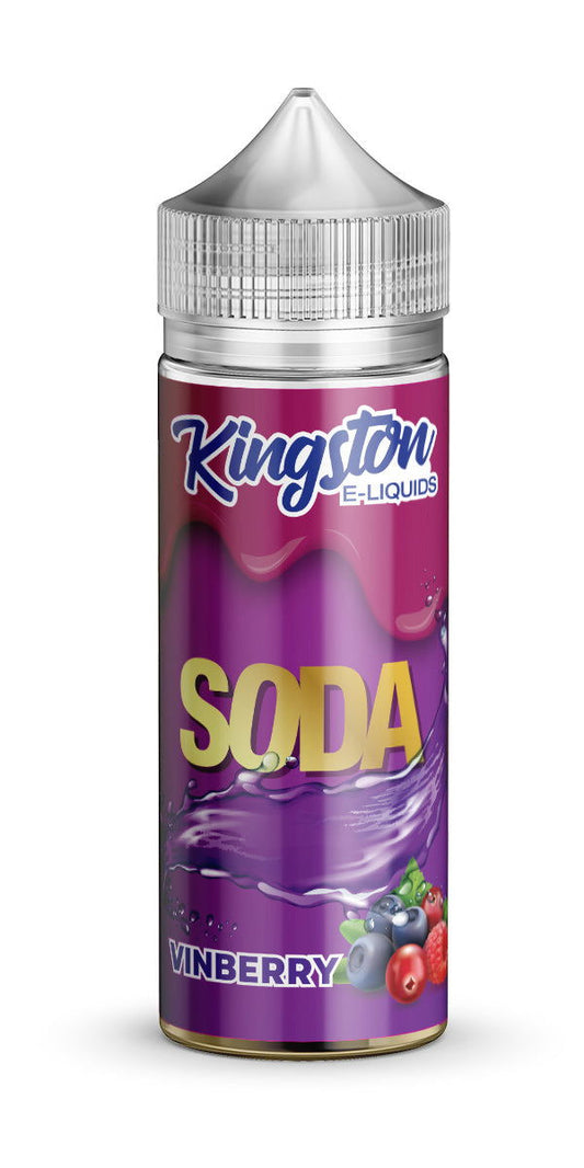 Vinberry 100ml Shortfill E-Liquid by Kingston Soda - Shop Vapour