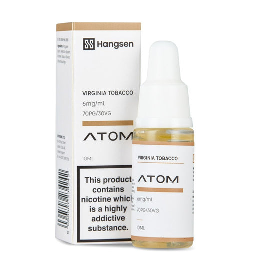Virginia Tobacco Nic Salt E-Liquid by Hangsen Atom - Shop Vapour