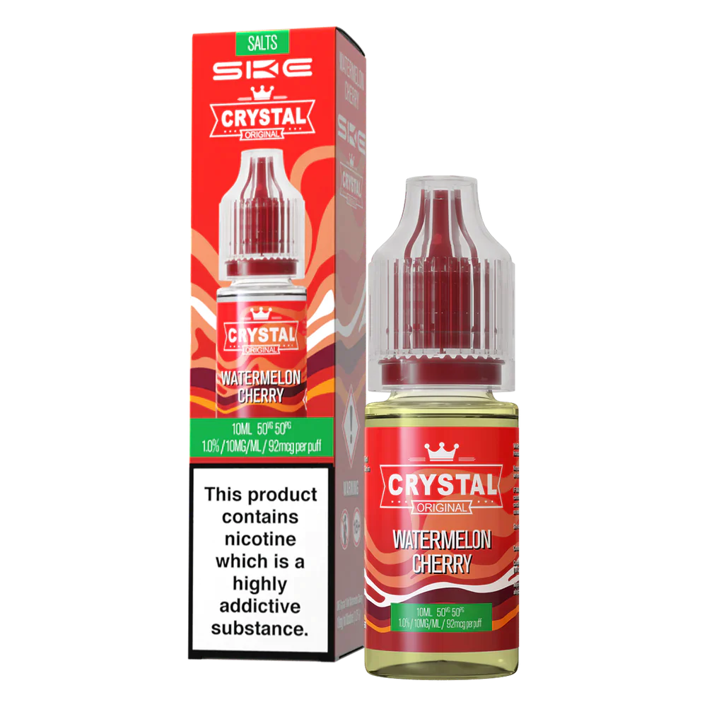 Watermelon Cherry Nic Salt E-Liquid by SKE Crystal Original - Shop Vapour
