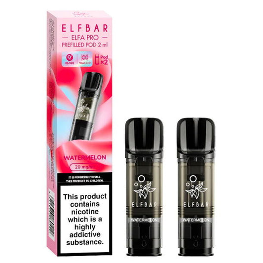Watermelon Elfa Pro Prefilled Pods by Elf Bar - Shop Vapour