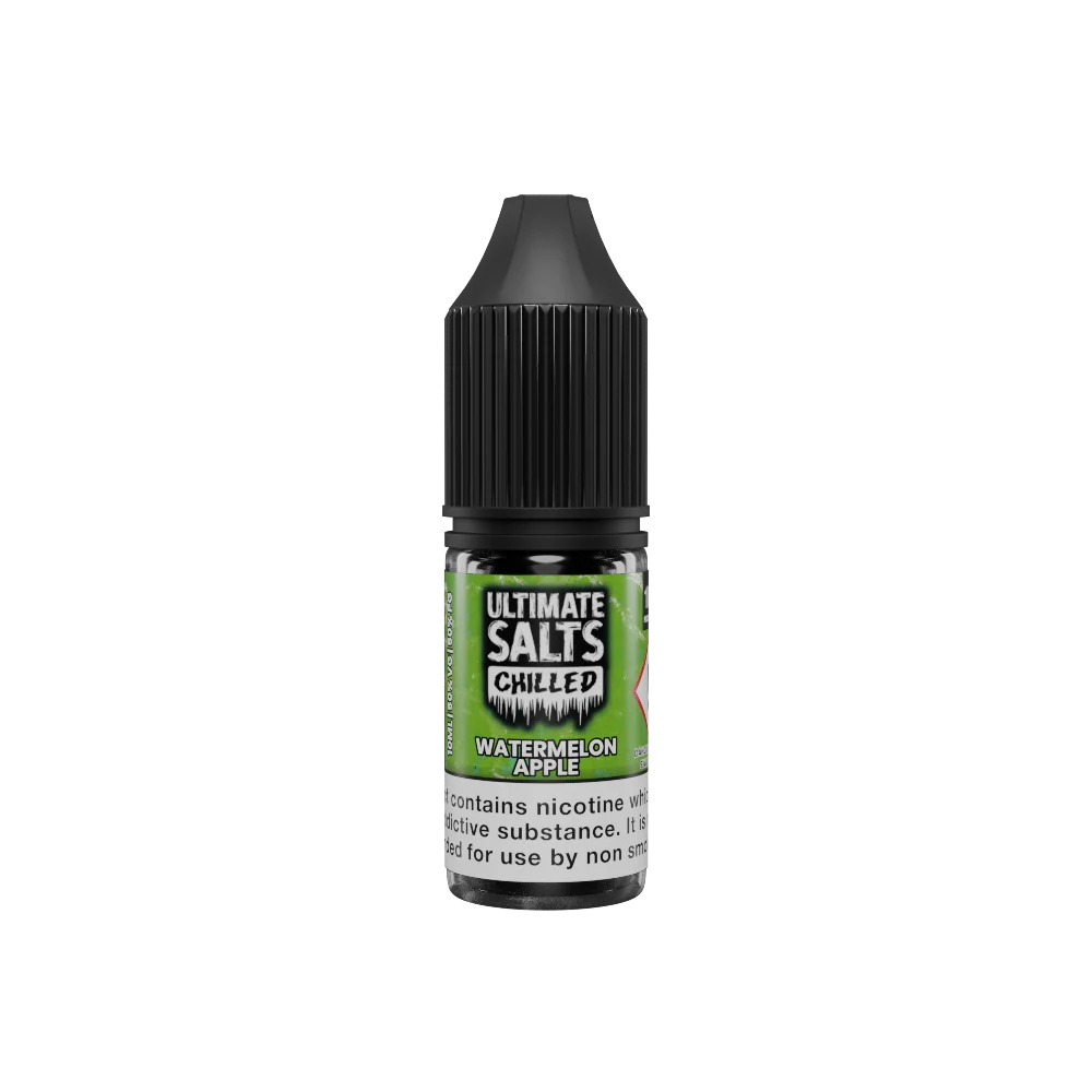 Watermelon Ice 10ml Nic Salt E-Liquid by Ultimate Salt Chilled - Shop Vapour