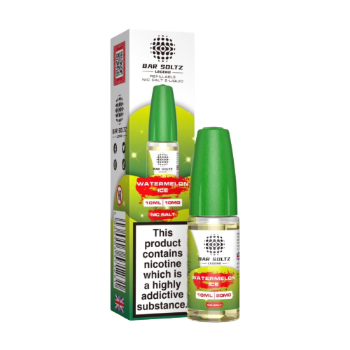 Watermelon Ice Nic Salt E-Liquid by Bar Soltz Legend - Shop Vapour