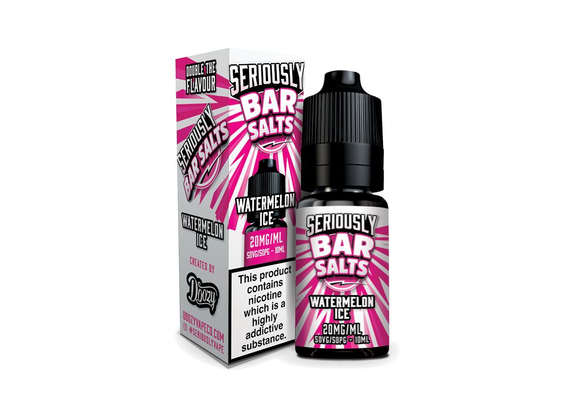 Watermelon Ice Nic Salt E-liquid by Seriously Bar Salts - Shop Vapour