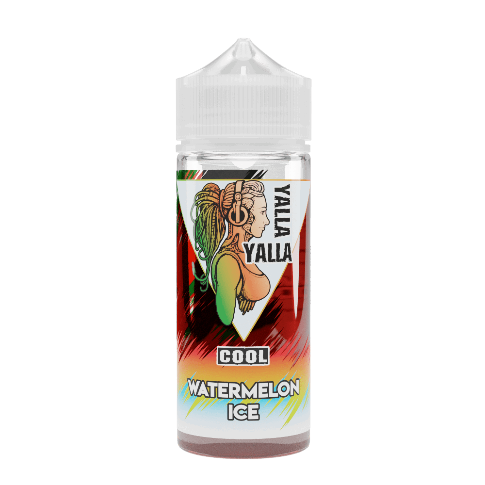 Watermelon Ice Shortfill E-Liquid by Yalla Yalla Cool - Shop Vapour