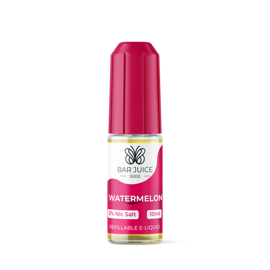 Watermelon Nic Salt E-Liquid by Bar Juice 5000 - Shop Vapour