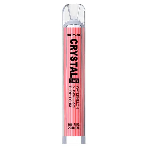 Watermelon Strawberry Bubblegum SKE Crystal Bar 600 Disposable Vape - Shop Vapour