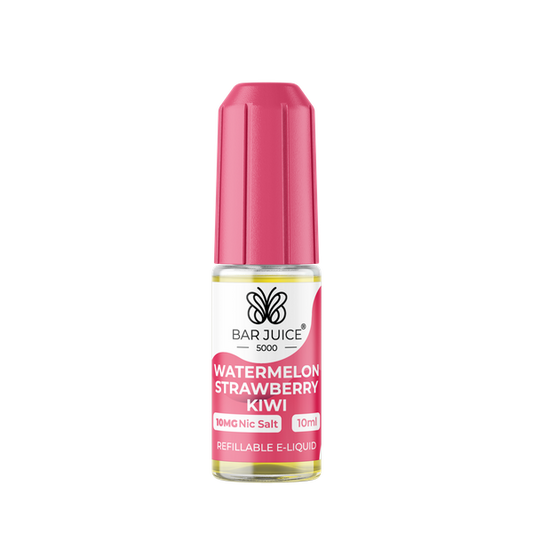 Watermelon Strawberry Kiwi Nic Salt E-Liquid by Bar Juice 5000 - Shop Vapour