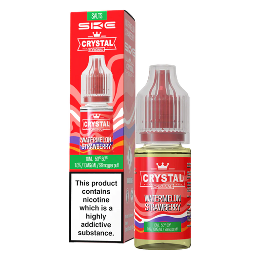 Watermelon Strawberry Nic Salt E-Liquid by SKE Crystal Original - Shop Vapour