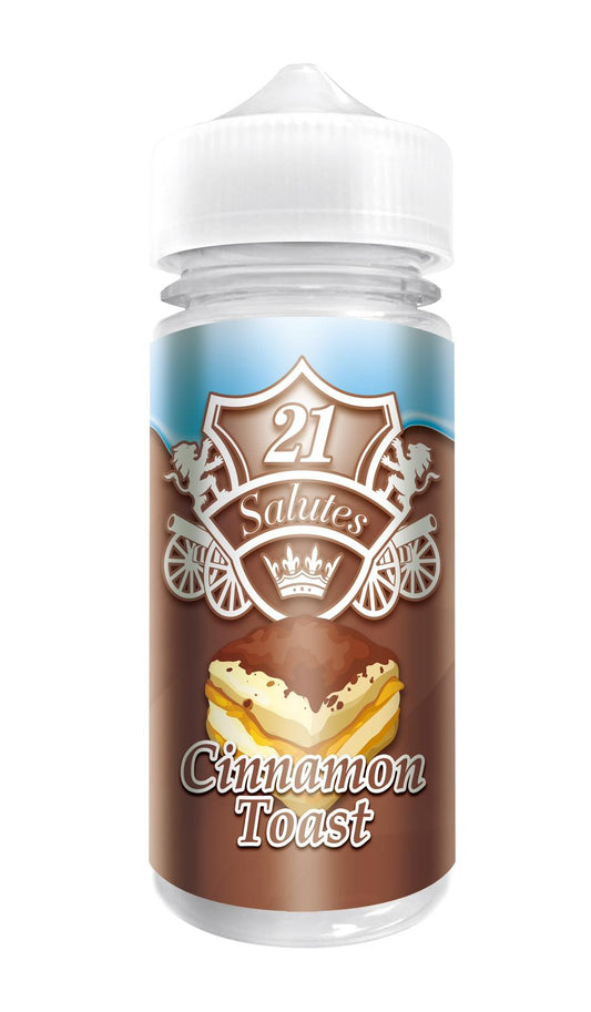 21 Salutes - Cinnamon Toast 100ml Shortfill E-Liquid
