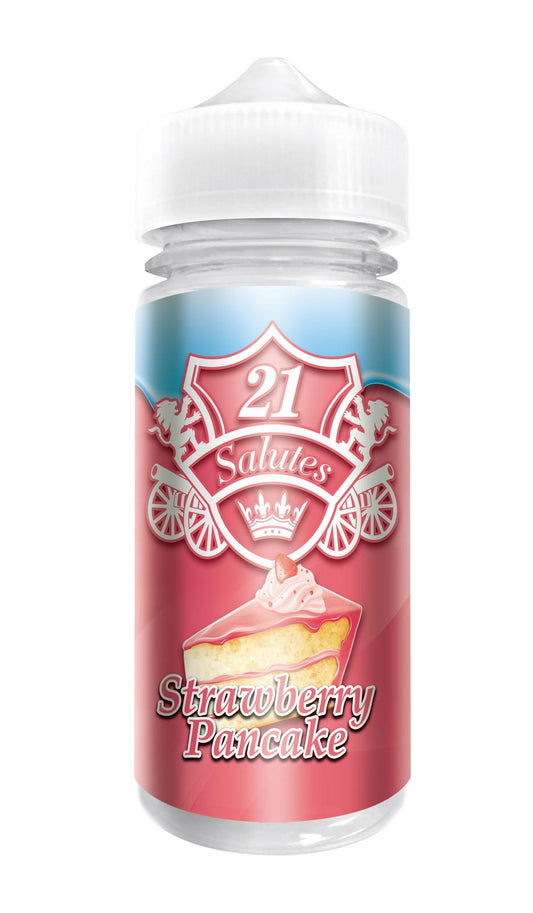 21 Salutes - Strawberry Pancake 100ml Shortfill E-Liquid