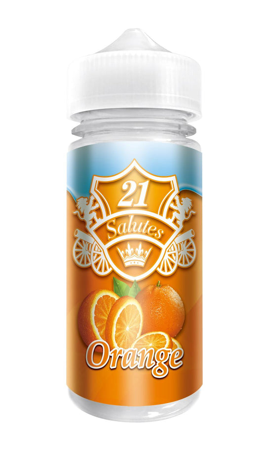 21 Salutes - Orange 100ml Shortfill E-Liquid