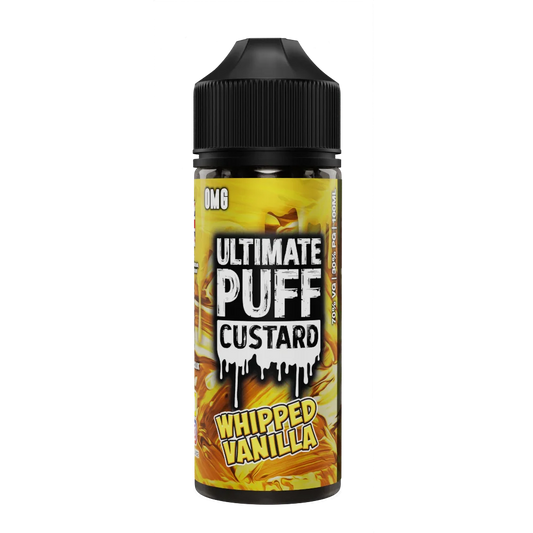 Whipped Vanilla 100ml Shortfill E-Liquid by Ultimate Puff Custard - Shop Vapour