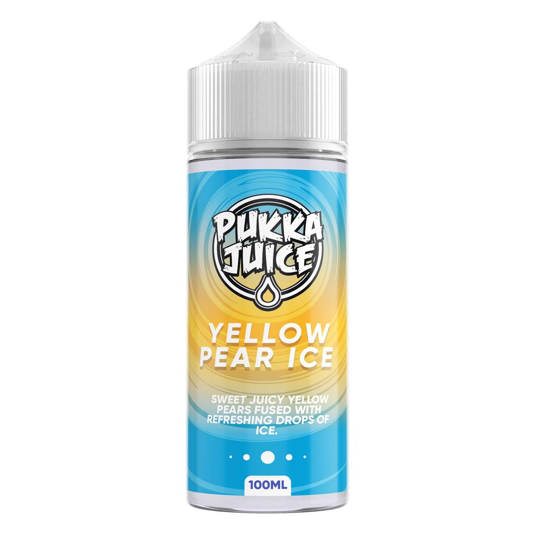 Yellow Pear Ice E-Liquid Shortfill by Pukka Juice - Shop Vapour