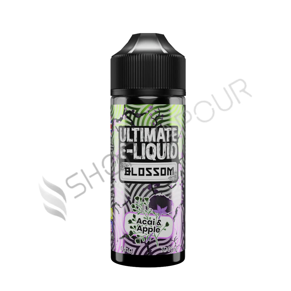 Acai & Apple 100ml Shortfill E-liquid by Ultimate Juice Blossom