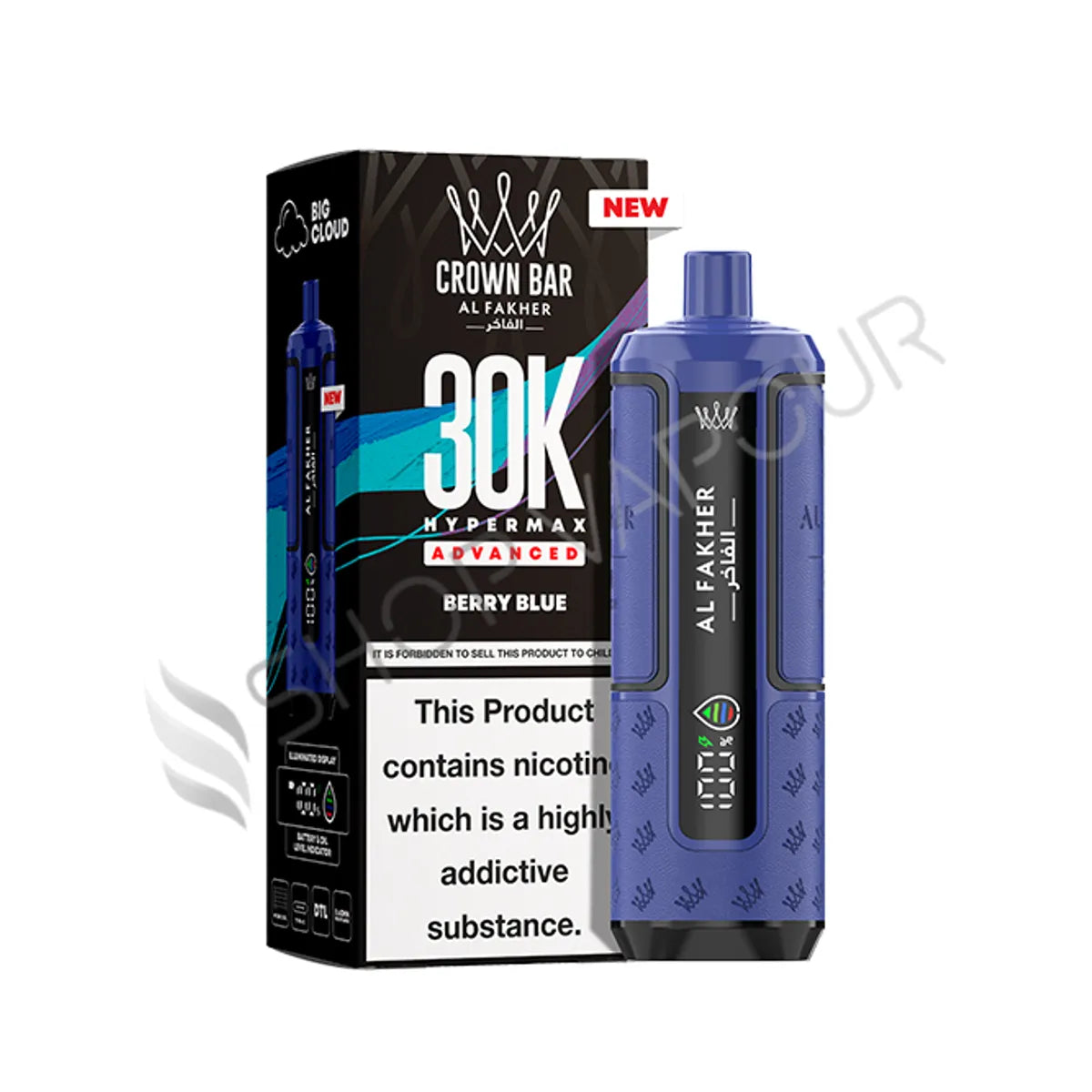 Al Fakher 30K Hypermax Prefilled Pod Kit - Berry Blue