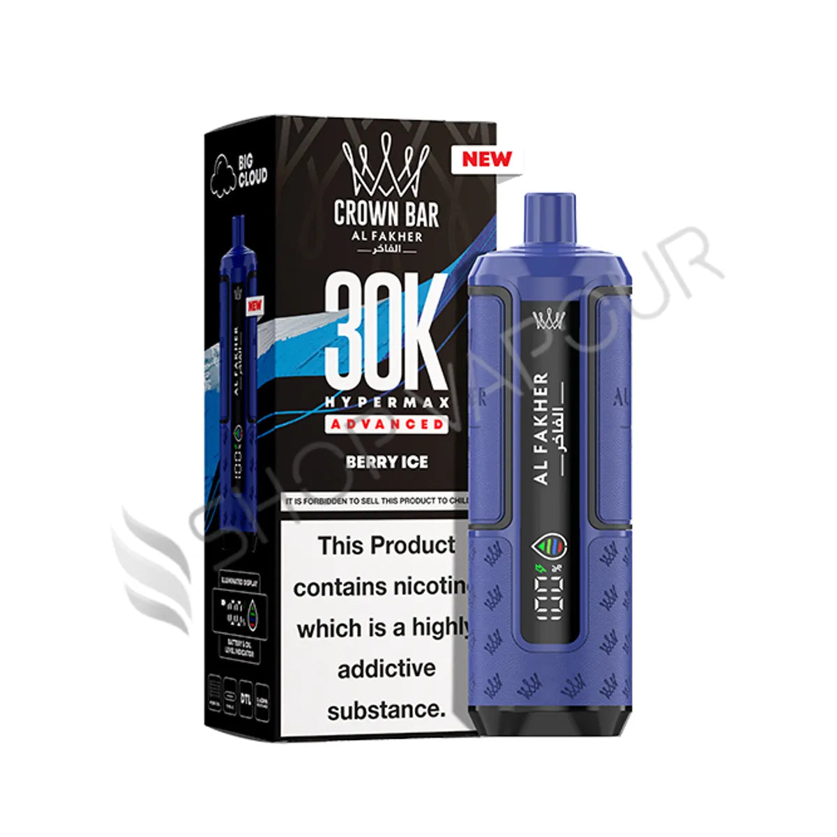 Al Fakher 30K Hypermax Prefilled Pod Kit - Berry Ice