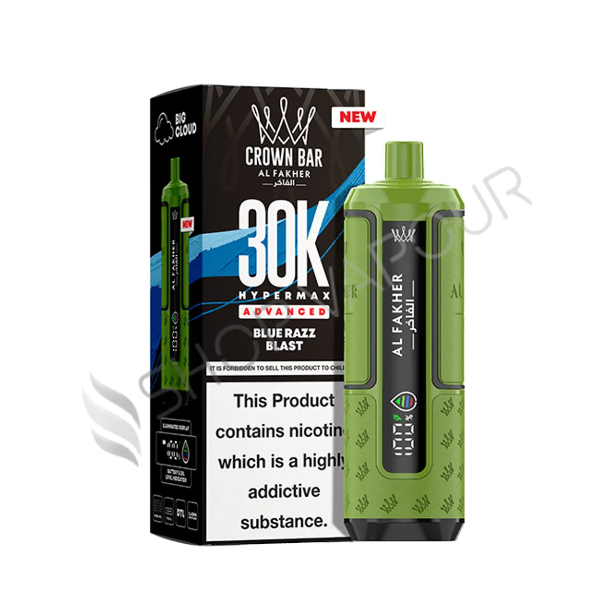 Al Fakher 30K Hypermax Prefilled Pod Kit - Blue Razz Blast
