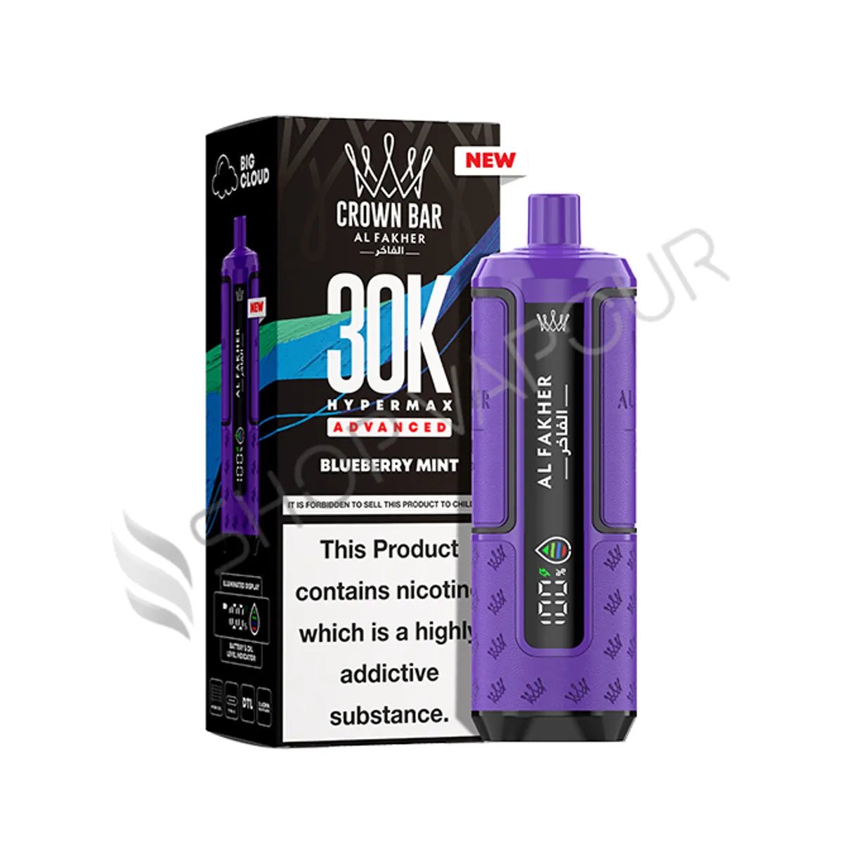 Al Fakher 30K Hypermax Prefilled Pod Kit - Blueberry Mint