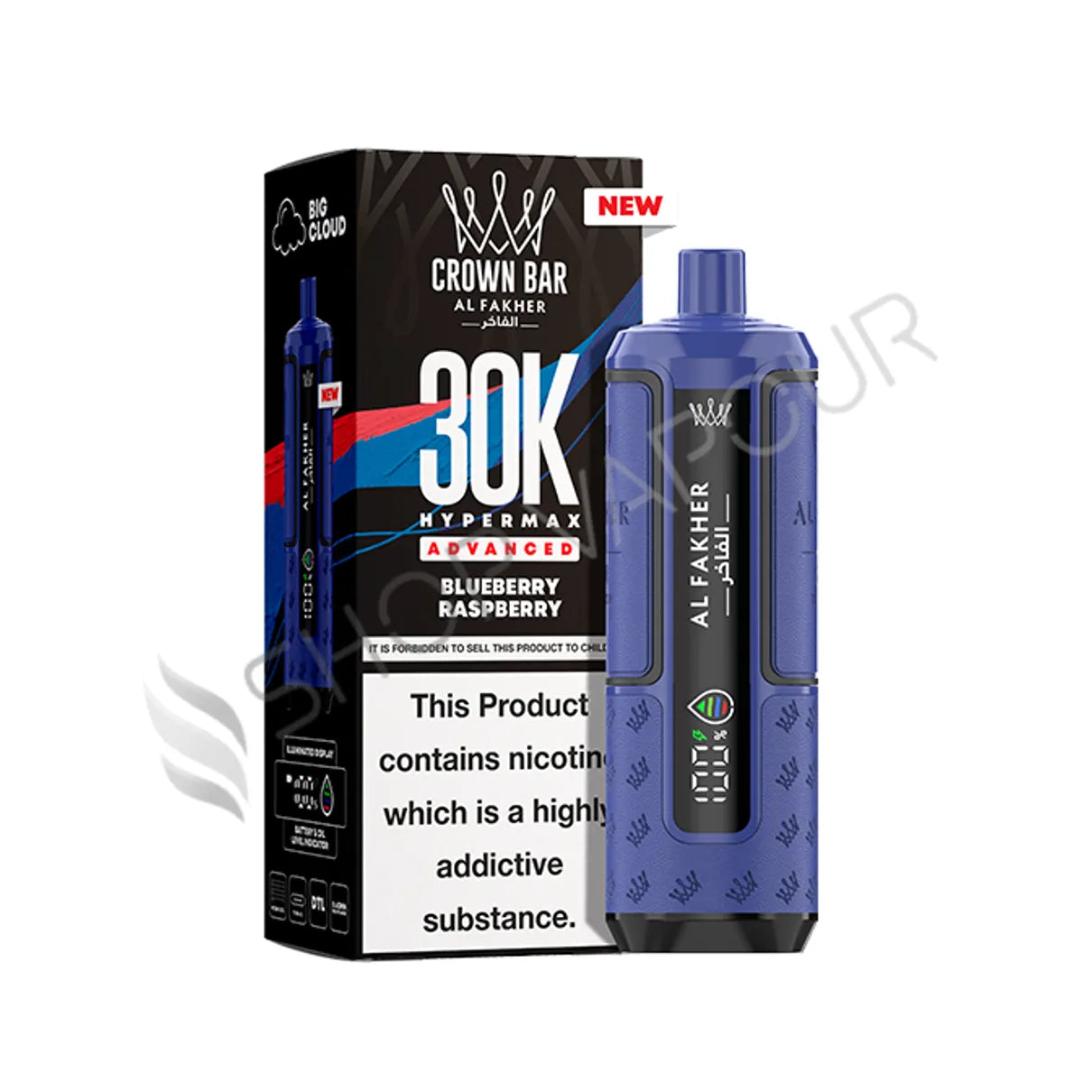 Al Fakher 30K Hypermax Prefilled Pod Kit - Blueberry Raspberry