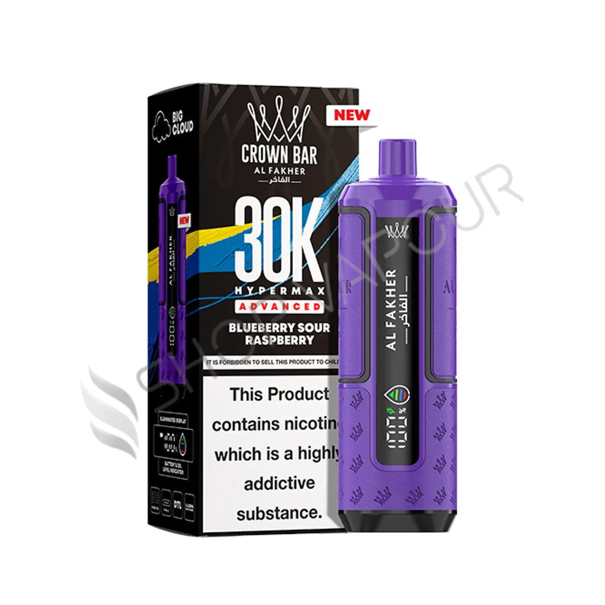 Al Fakher 30K Hypermax Prefilled Pod Kit - Blueberry Sour Raspberry