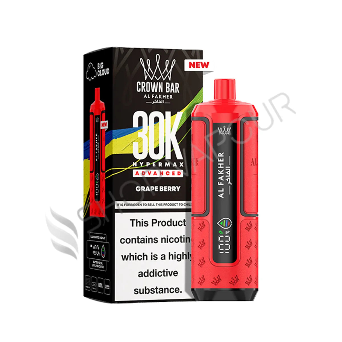 Al Fakher 30K Hypermax Prefilled Pod Kit - Grape Berry