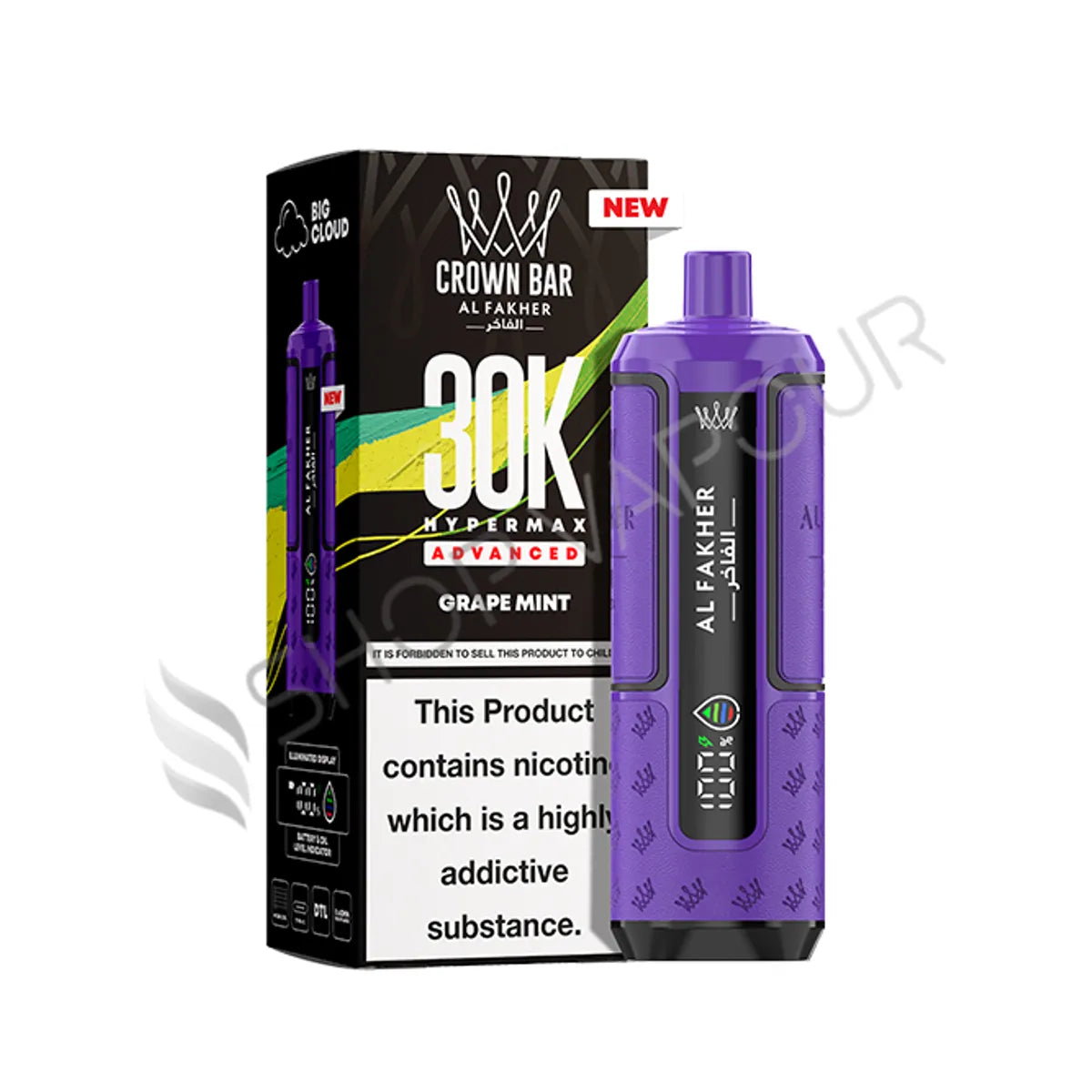 Al Fakher 30K Hypermax Prefilled Pod Kit - Grape Mint