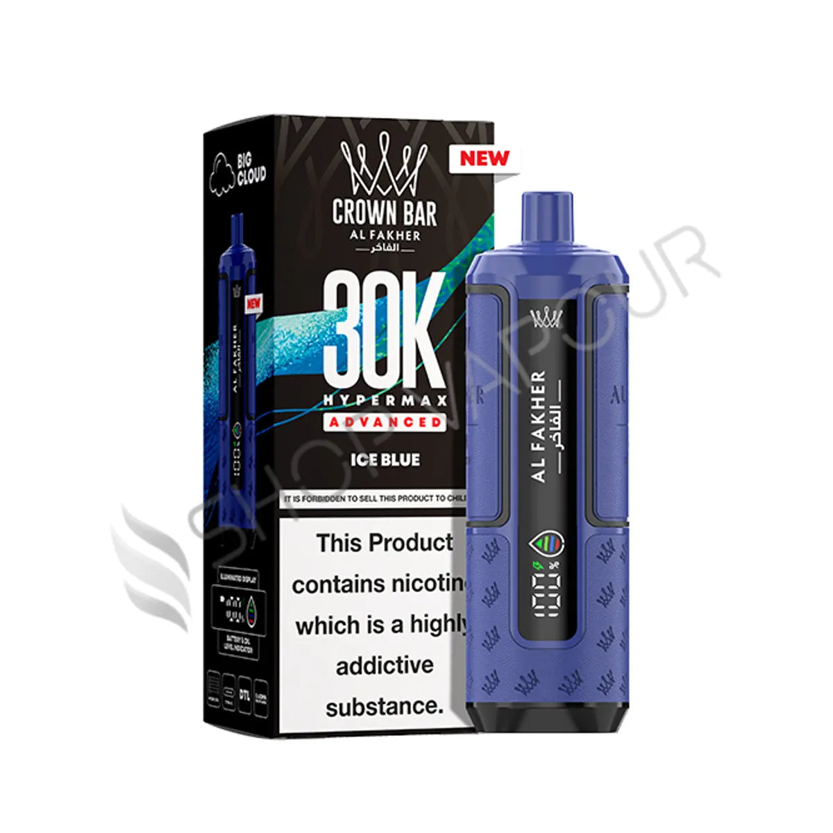 Al Fakher 30K Hypermax Prefilled Pod Kit - Ice Blue