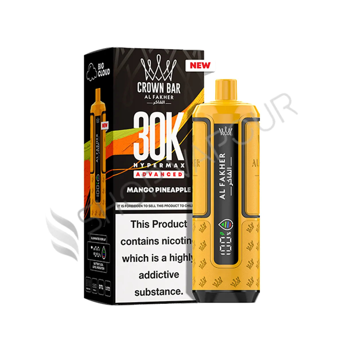 Al Fakher 30K Hypermax Prefilled Pod Kit - Mango Pineapple