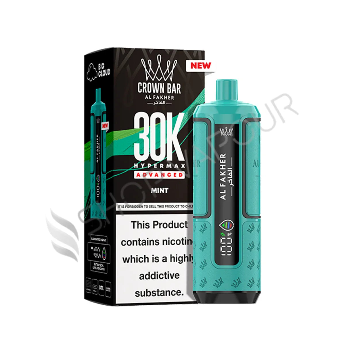 Al Fakher 30K Hypermax Prefilled Pod Kit - Mint