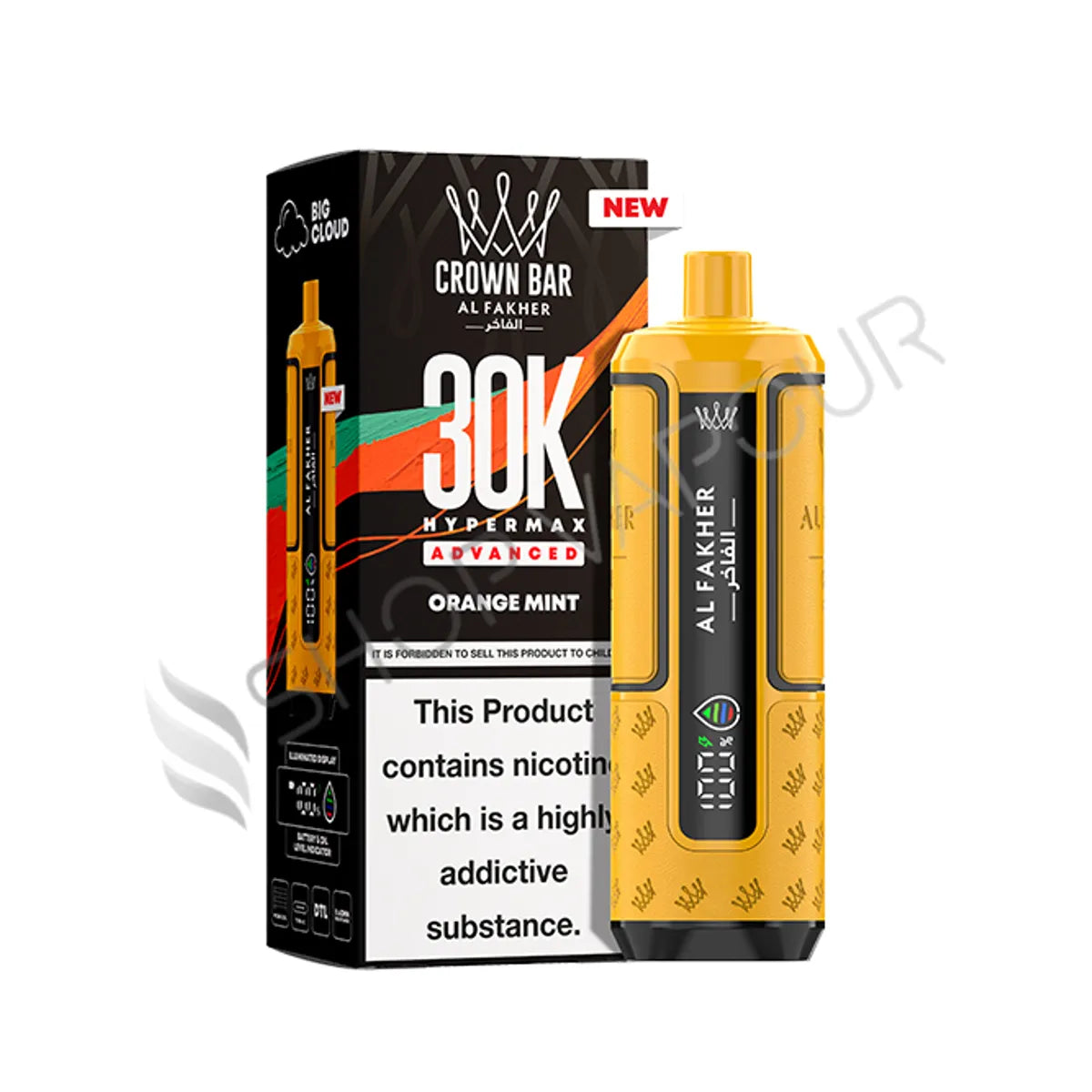 Al Fakher 30K Hypermax Prefilled Pod Kit - Orange Mint