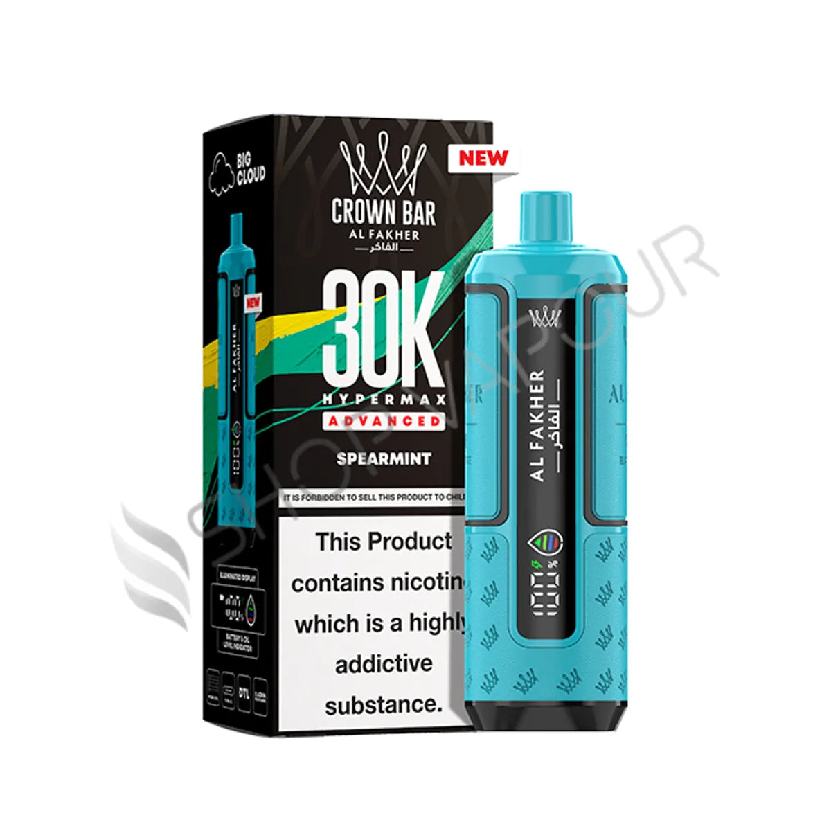 Al Fakher 30K Hypermax Prefilled Pod Kit - Spearmint