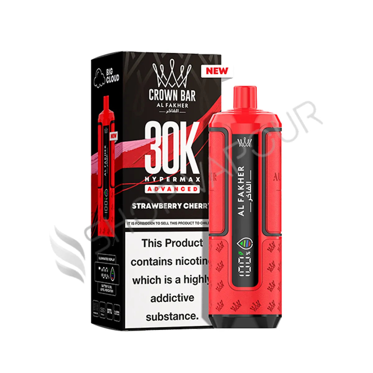 Al Fakher 30K Hypermax Prefilled Pod Kit - Strawberry Cherry