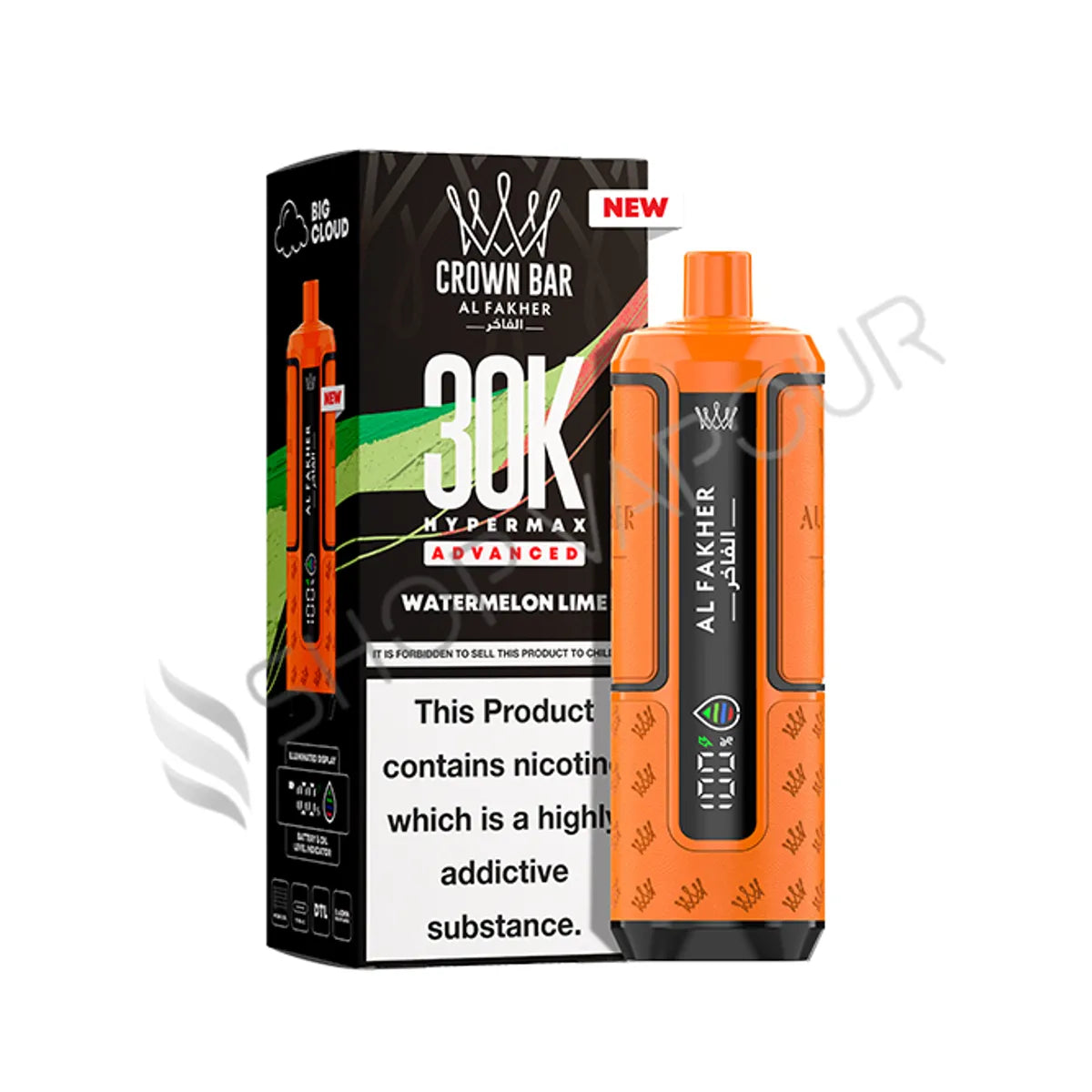 Al Fakher 30K Hypermax Prefilled Pod Kit - Watermelon Lime