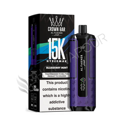 Al Fakher Crown Bar 15k Hyper Max Disposable Vape - Blueberry Mint