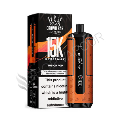 Al Fakher Crown Bar 15k Hyper Max Disposable Vape -  Fusion Pop