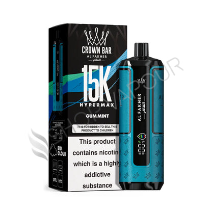 Al Fakher Crown Bar 15k Hyper Max Disposable Vape - Gum Mint
