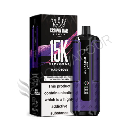 Al Fakher Crown Bar 15k Hyper Max Disposable Vape - Magic Love