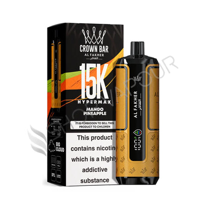 Al Fakher Crown Bar 15k Hyper Max Disposable Vape -  Mango Pineapple